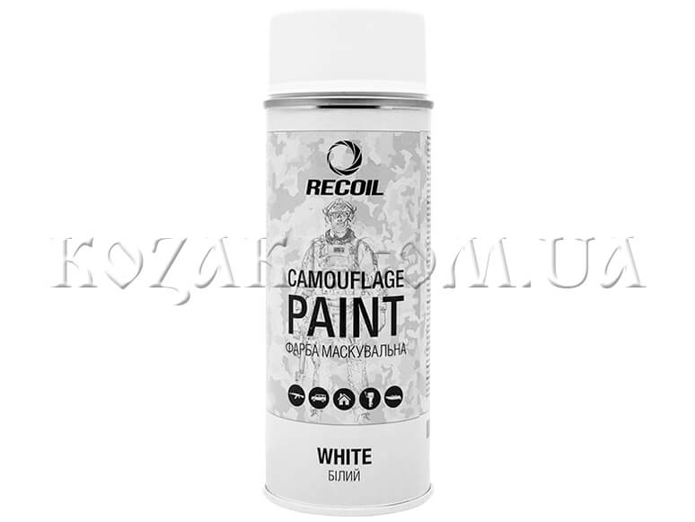 Краска для оружия RECOIL Camouflage Paint белая
