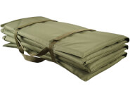 Коврик складной, каремат 180 х 62 см обшитый тканью, хаки УЦЕНКА